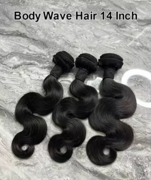 14 Inch 13 x 4 HD Body Wave Bundle