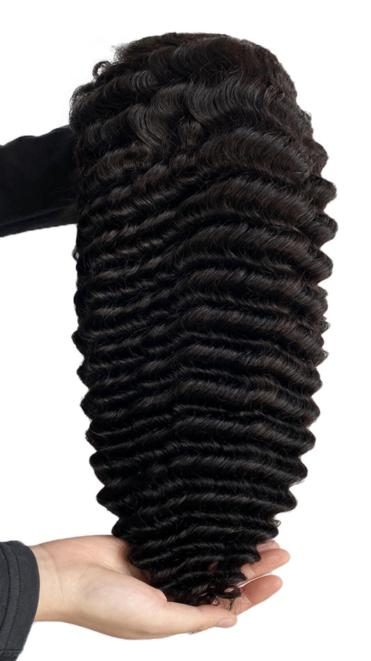 28 Inch 13x4 HD Deep Wave Frontal Wig