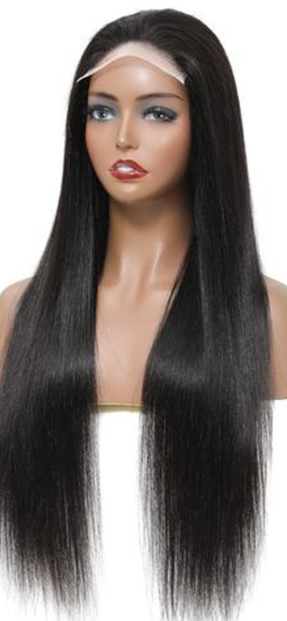 28 Inch 5x5 Straight Closure Wig